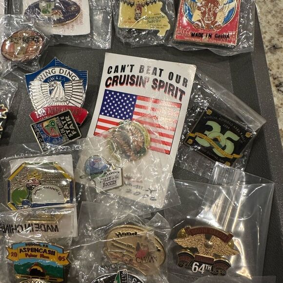 Honda Goldwing  Motorcycle Rally Wing Ding Assorted Collectible Pins over 40 - Picture 5 of 16